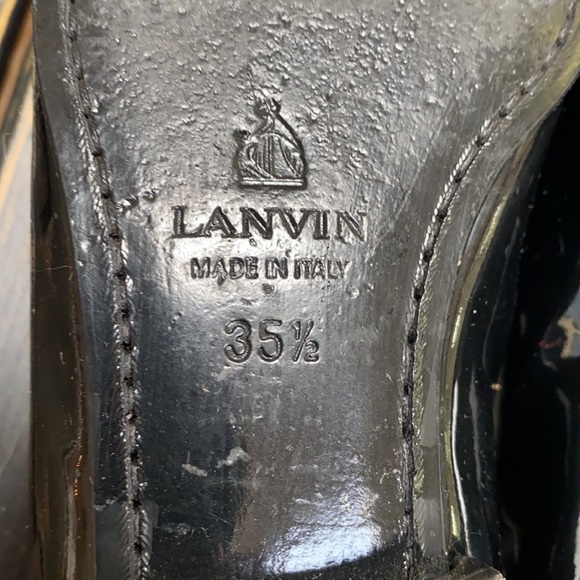 LANVIN Patent Leather Loafer with Bow Detail - Picture 8 of 9